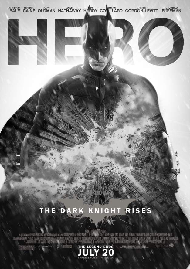 The Dark Knight Rises 'HERO' Poster