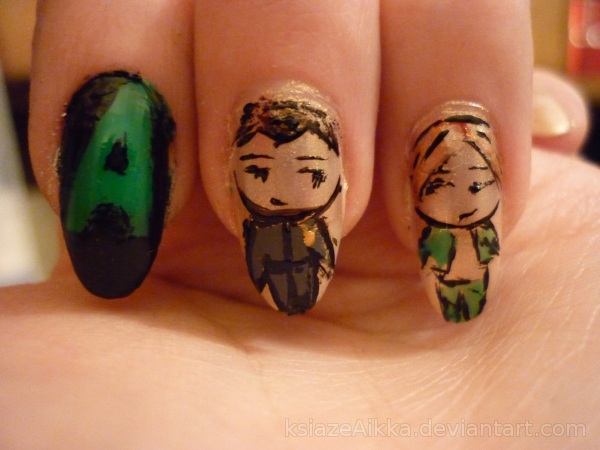 Artifice nails... XD by ksiazeAikka