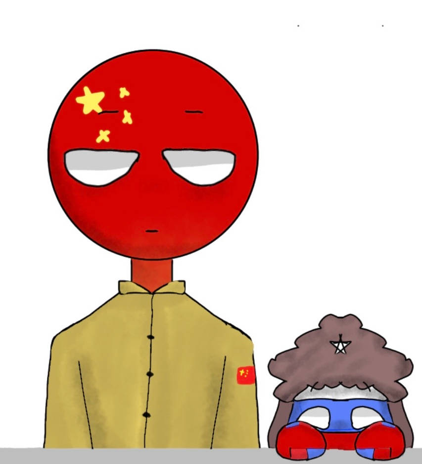I drew Russia! Planning on drawing China next : r/CountryHumans