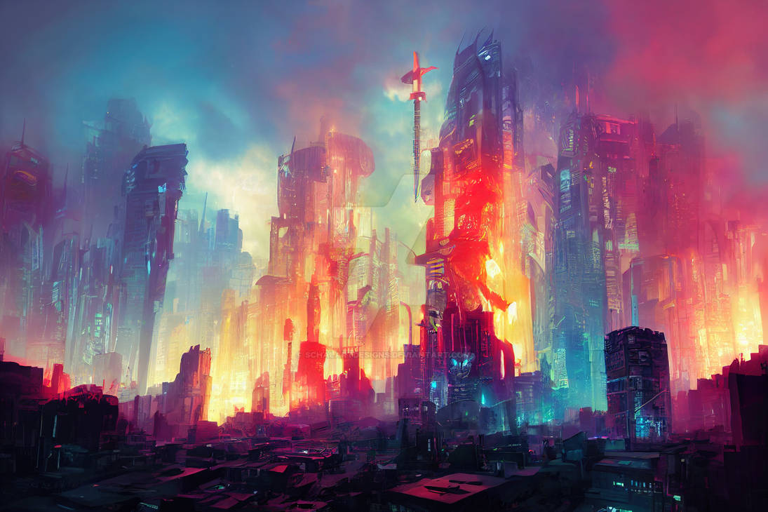 Hellfire over Future Civilizations by SchalartDesigns on DeviantArt