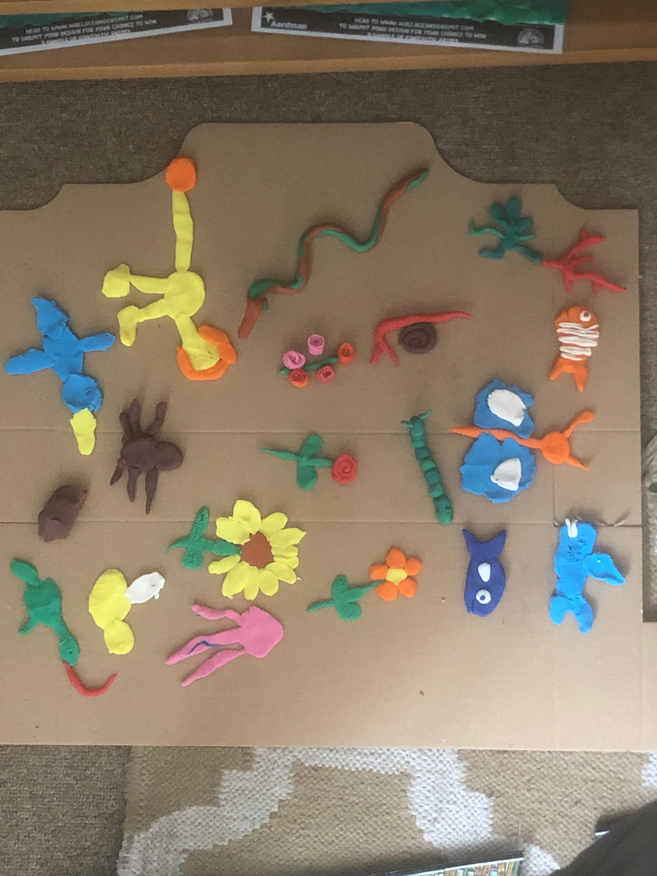 My plasticine relief models