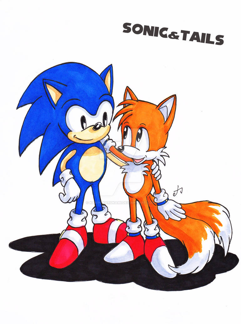 Sonic and Tails by karin-karukami on DeviantArt