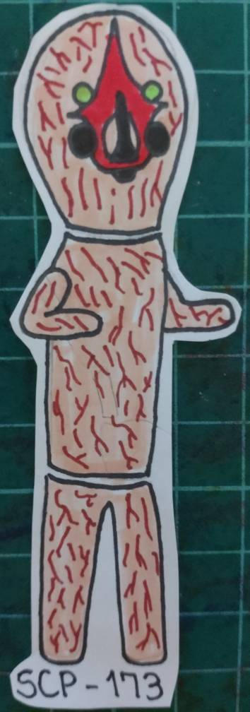 SCP-173 (The Sculpture) by FossilStyler on DeviantArt