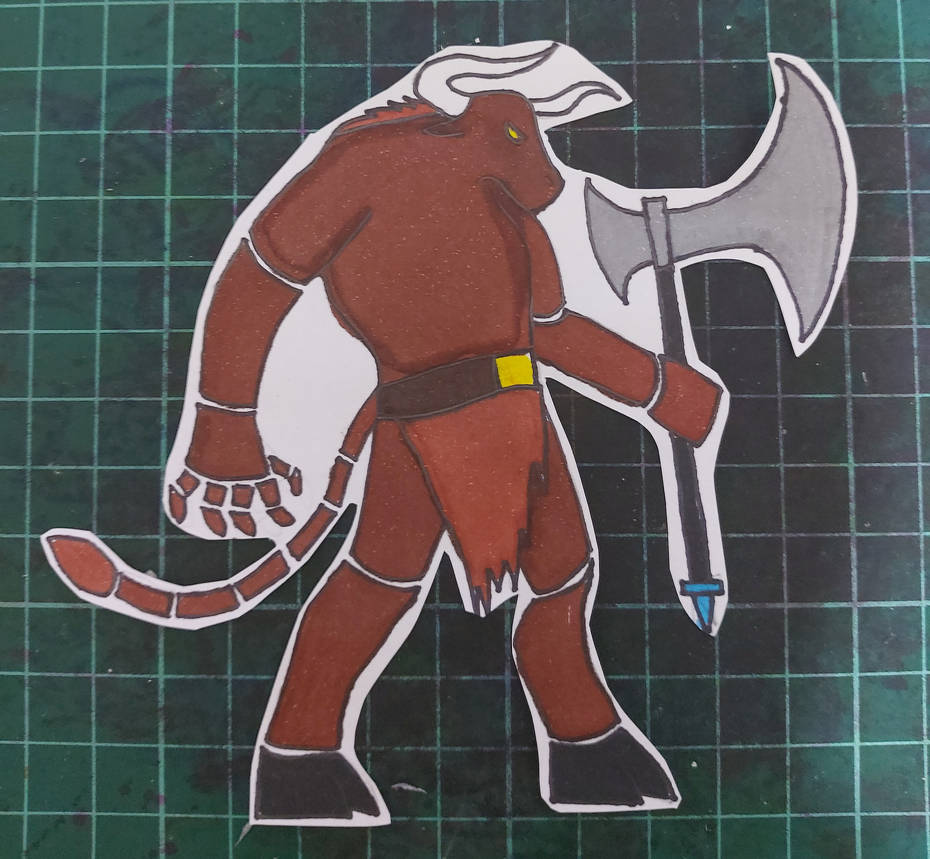 Minotaur by FossilStyler on DeviantArt