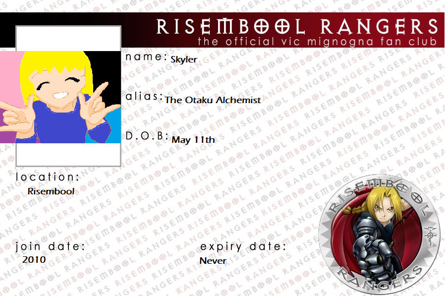 Ranger ID by Royai-Fan-Number-1 on DeviantArt