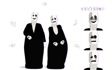 W.D. Gaster - Undertale Model DL