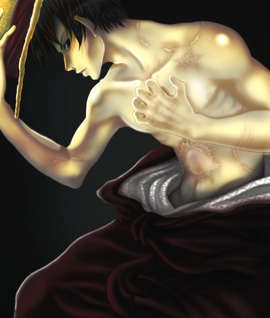 One Piece Monkey D. Luffy Chest Scar