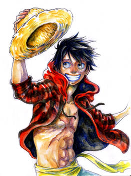 Luffy Watercolor