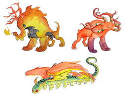 More Monster Designs by Zinfer