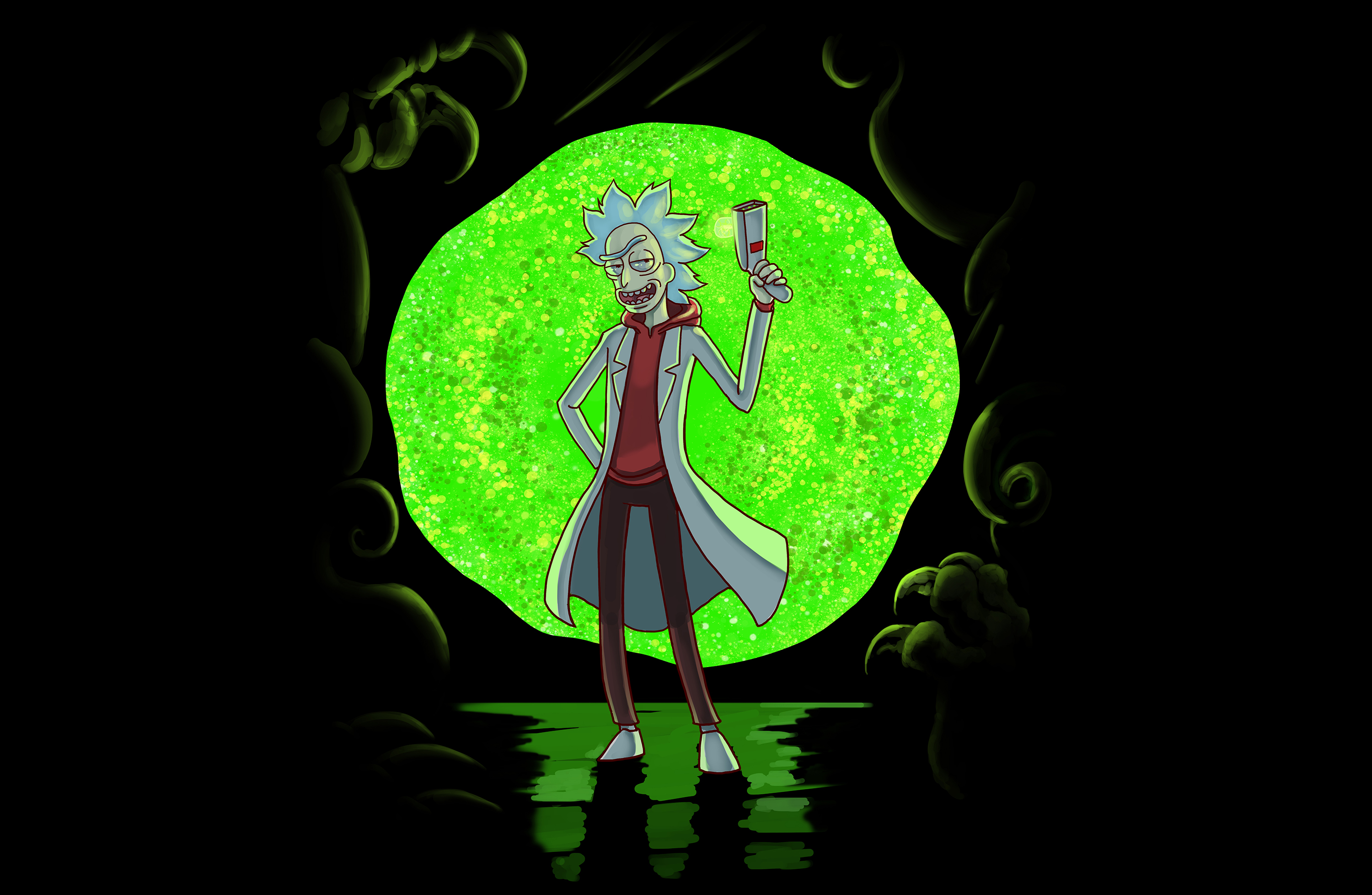 Wallpaper Windows, Rick, rick, windows 10, rick and morty, Rick and Morty,  morti, rickandmorty for mobile and desktop, section фантастика, resolution  3840x2160 - download