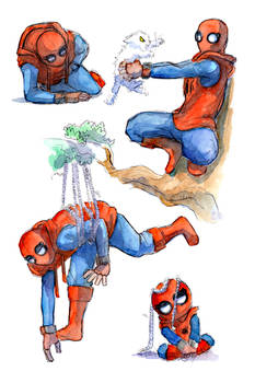 Spiderman sketches