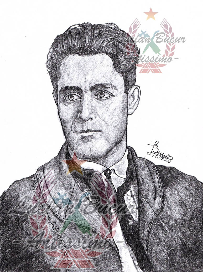 Codreanu Colorized Corneliu Zelea Codreanu Desen/Portret by LucianBucur on DeviantArt