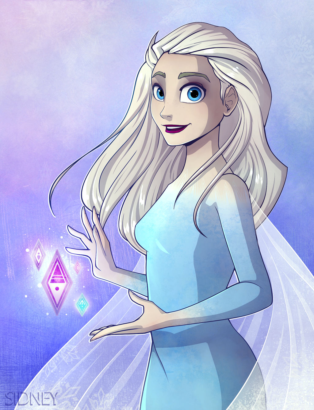 Iron Elsa Deviantart Elsa by IcySidney on DeviantArt