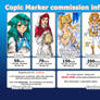 Copic Marker commission information