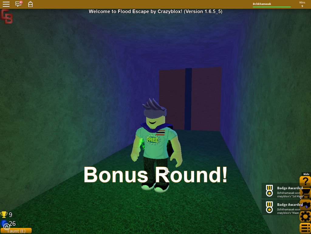 Roblox Flood Escape Bonus Round Bux Freerobux Buzz - welcome to escape from ao oni roblox