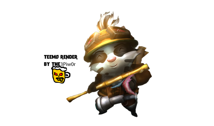 Teemo Render by th3xPiw0r on DeviantArt
