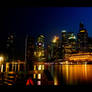 Singapore Cityscape Night Shot