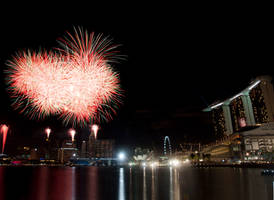 Fireworks NDP singapore 2010