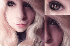 First Photoshop SelfPortrait Digital Painting