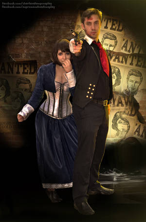 WANTED: Booker and Elizabeth Cosplay by CharlightArt