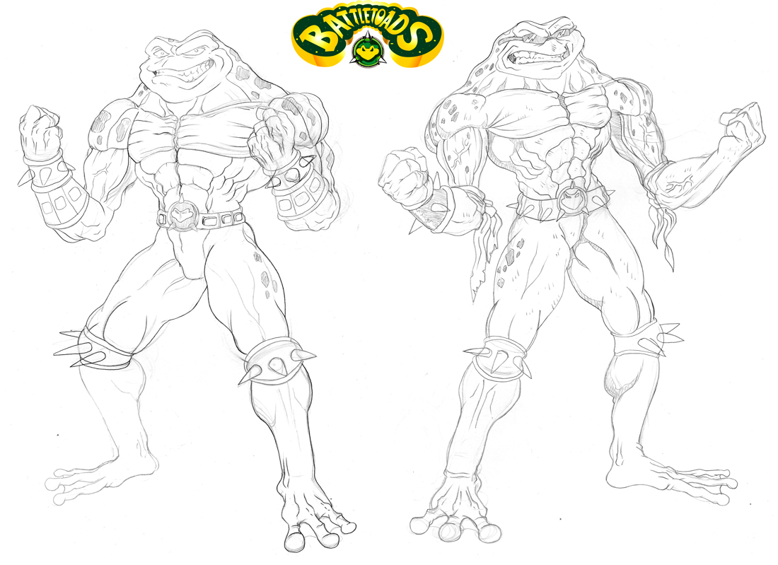 Battletoads Sketch