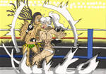 Liz vs Miyu by deadpoolthesecond