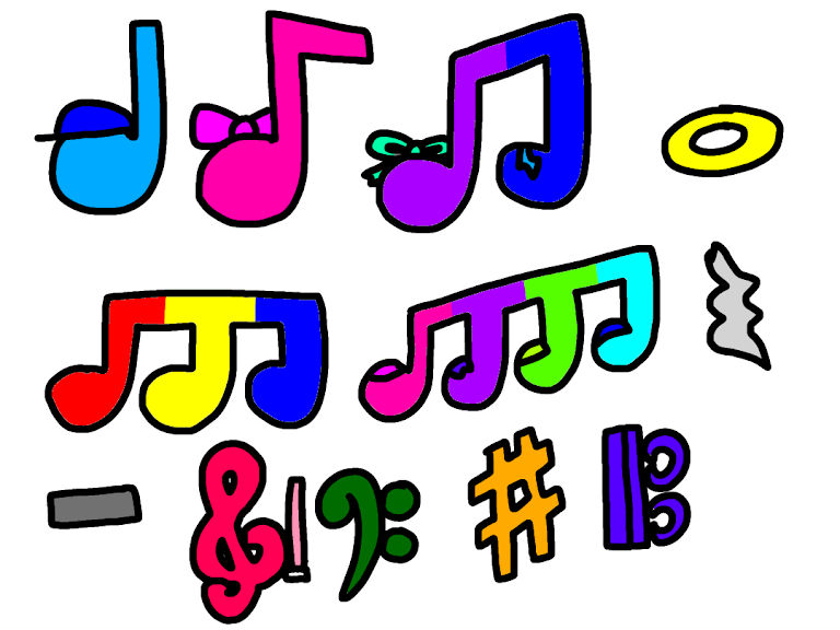 Music Notes Fans Music Notes by Myra77 on DeviantArt