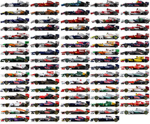 Formula 1 cars 2007-2013