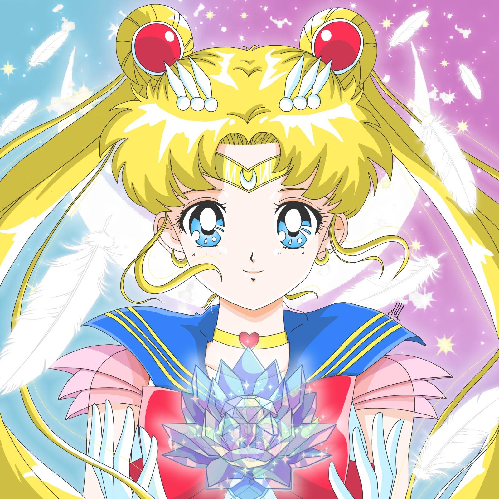 Eternal Sailor Moon in SMC Season 3 Artstyle by eMCee82 on DeviantArt