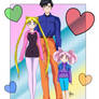 Family usagi mamoru and chibimoon