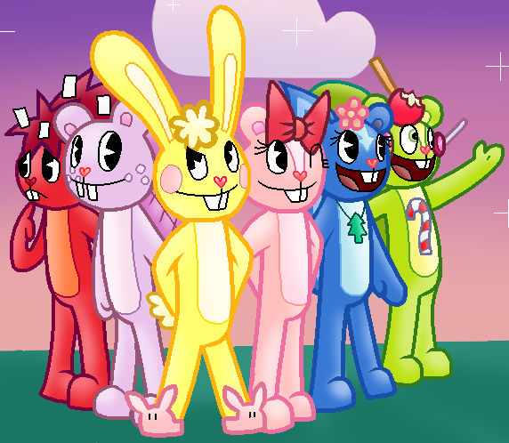 HTF Deadeye Derby main characters by danjhelylazaladraws on DeviantArt