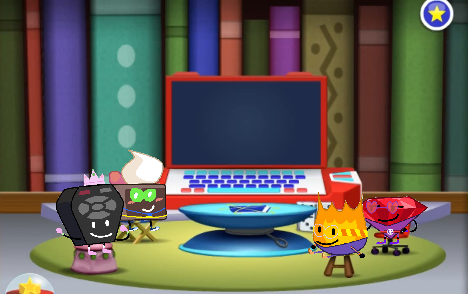 Book Bfdi Deviantart Super BFDI Book Club scene by danjhelylazaladraws on DeviantArt