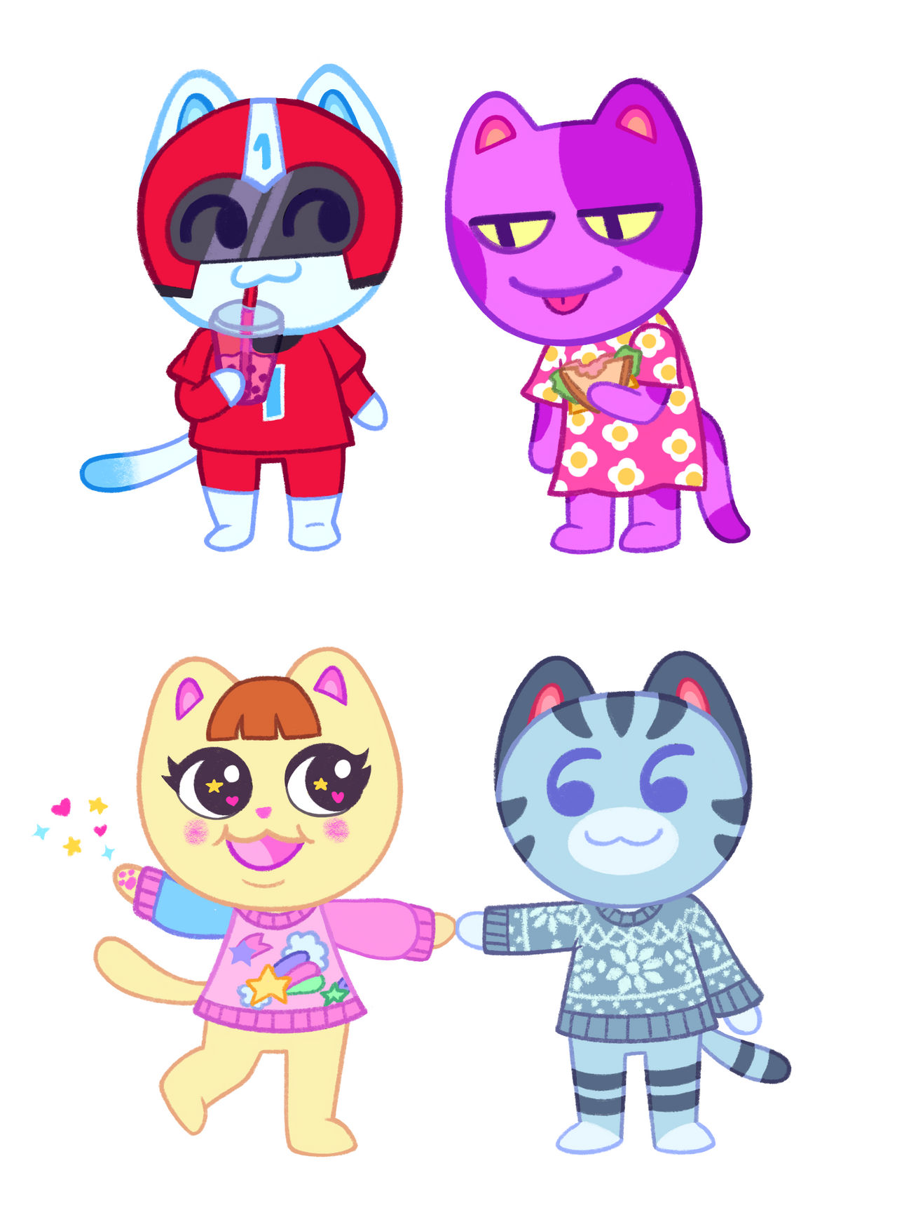 Ac cats by Protomankini on DeviantArt
