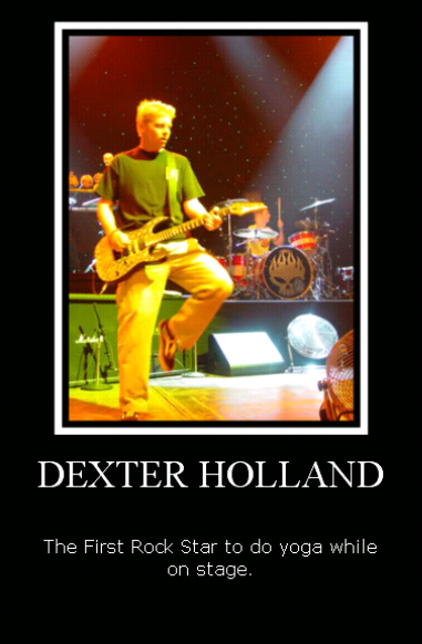 Dexter Holland Does Yoga