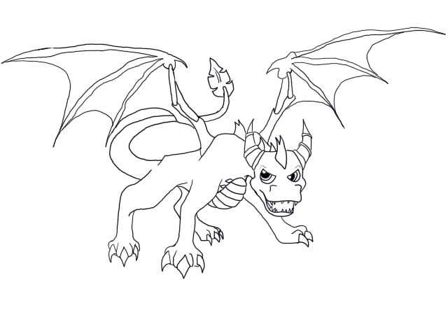 Spyro lineart