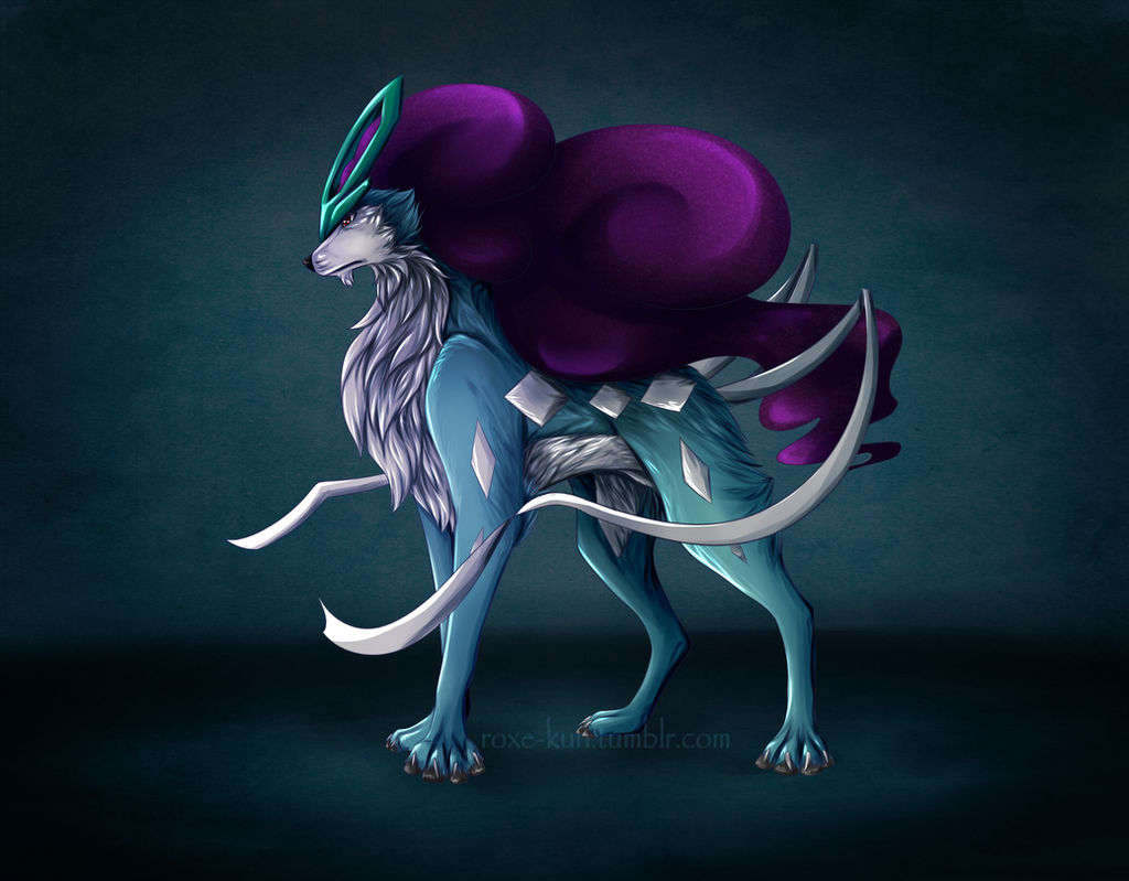 Suicune + speedpaint by Nami-v
