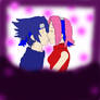 Sasuke and Sakura Kissing :9