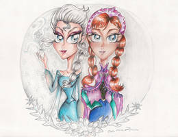 Elsa and Anna