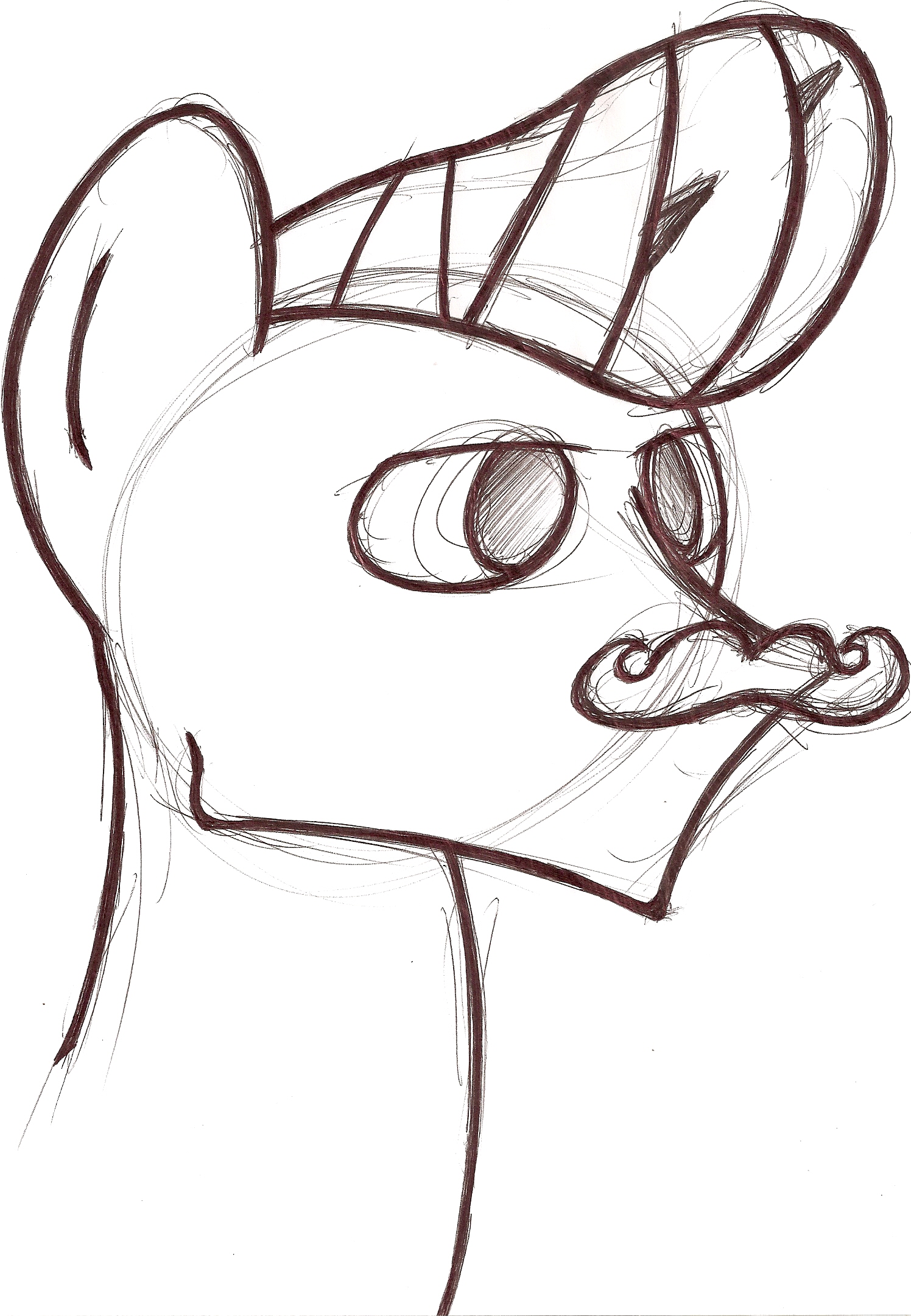 Underbite sketch