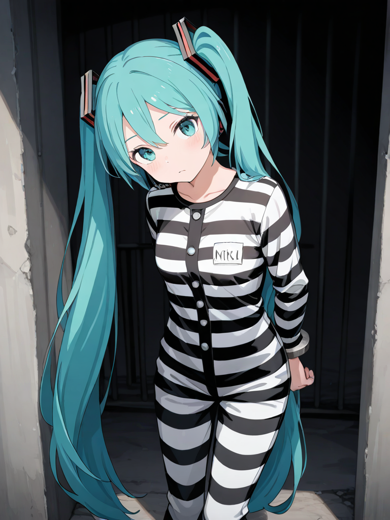 Miku Lock In Prisoner Hastune Miku by mrcrazy90 on DeviantArt