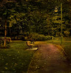 Evening in the Park by Violet-Kleinert