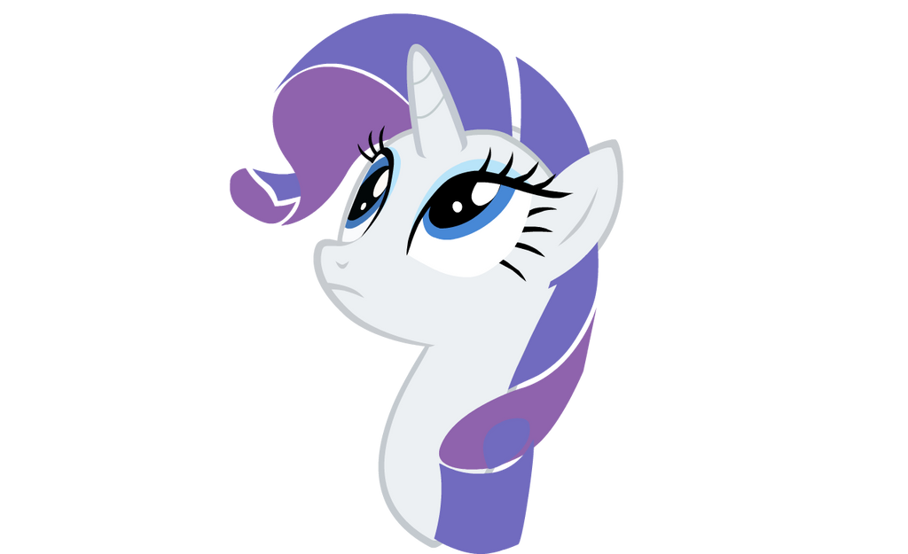 First Sketching from MLP - Rarity by megamanhxh on DeviantArt