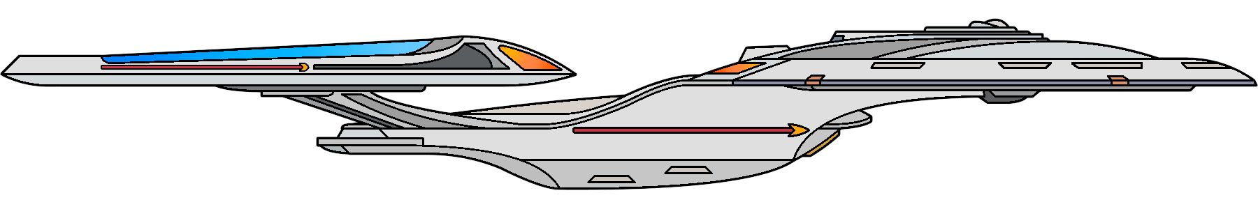 Elizabeth Class Roper Elizabeth Class Starship by RoverDogeRyan on DeviantArt