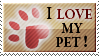 I Love My Pet STAMP