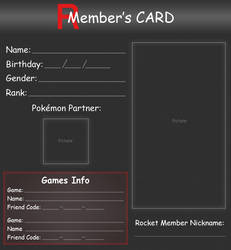 Rocket Member's Card - BASE