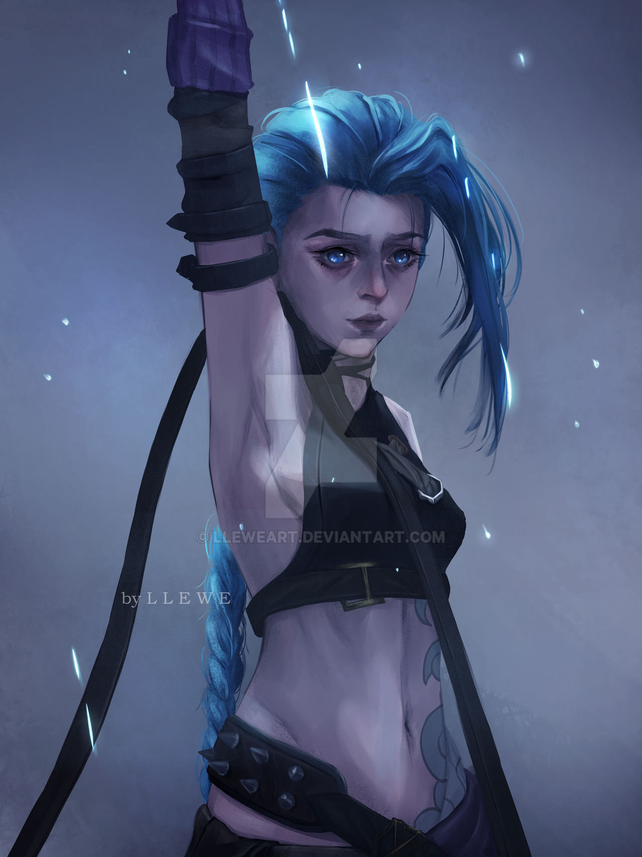 Jinx Ware Jinx,Powder by LLEWEART on DeviantArt