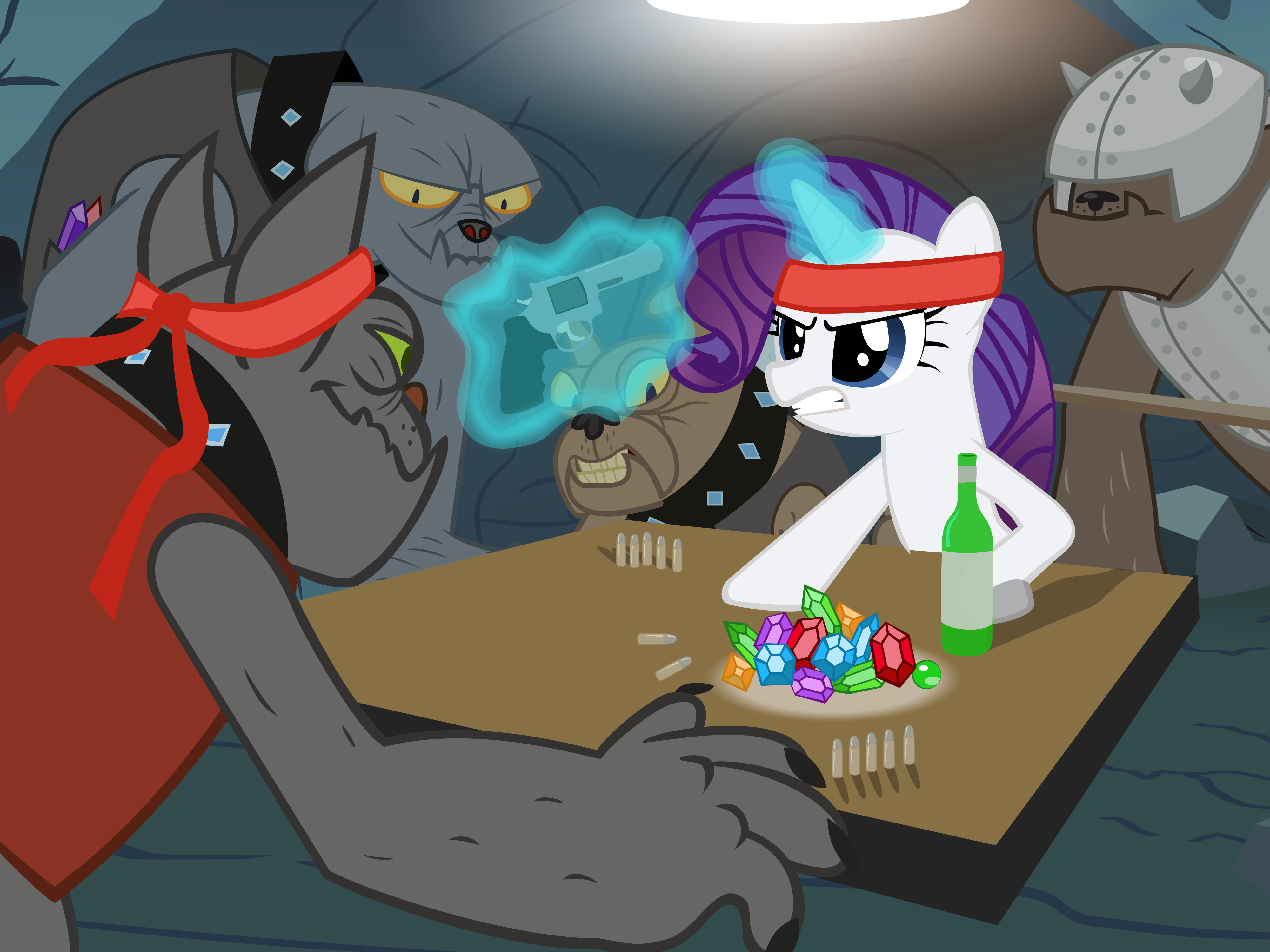 Don't give Rarity Absinthe.