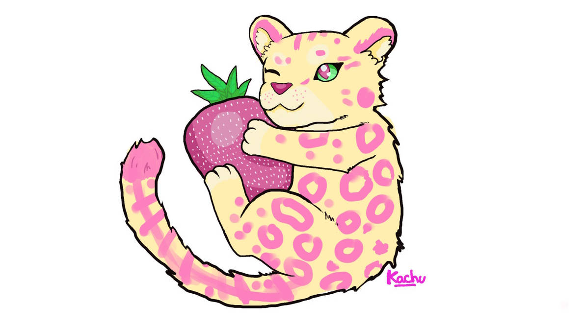 Leopard And A Raspberry Strawberry Vanilla Leopard by Loutregarou on DeviantArt