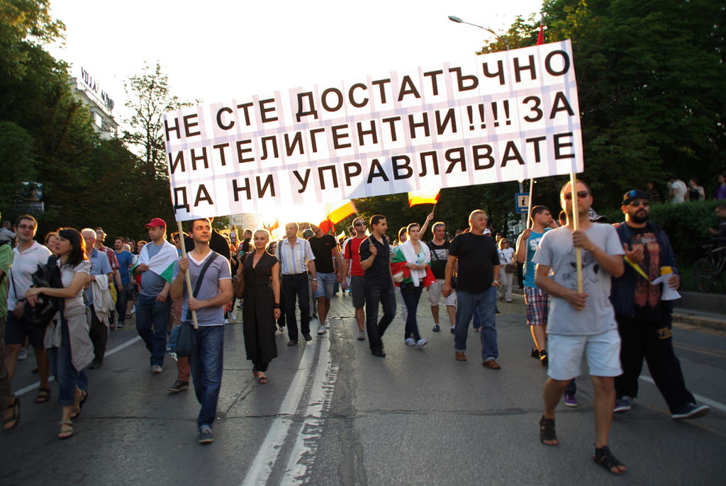 The protest and its slogans by EquilibriumLegend on DeviantArt