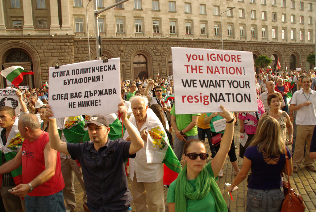 The protest and its slogans by EquilibriumLegend on DeviantArt